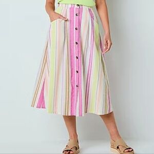 St Johns Midi A-Line Skirt